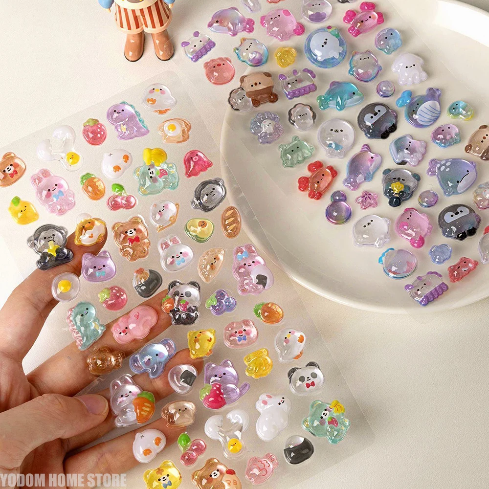 4 個クリエイティブ 3D レリーフステッカーキャンディーゴ - Embellishments For Scrapbooking のレビューと価格