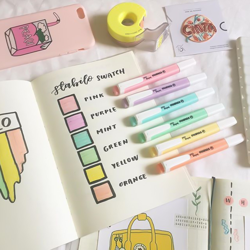 ドイツ製STABILO蛍光ペン、マクロンカラー、パステルカラ - Stabilo Marker Boss のレビューと価格